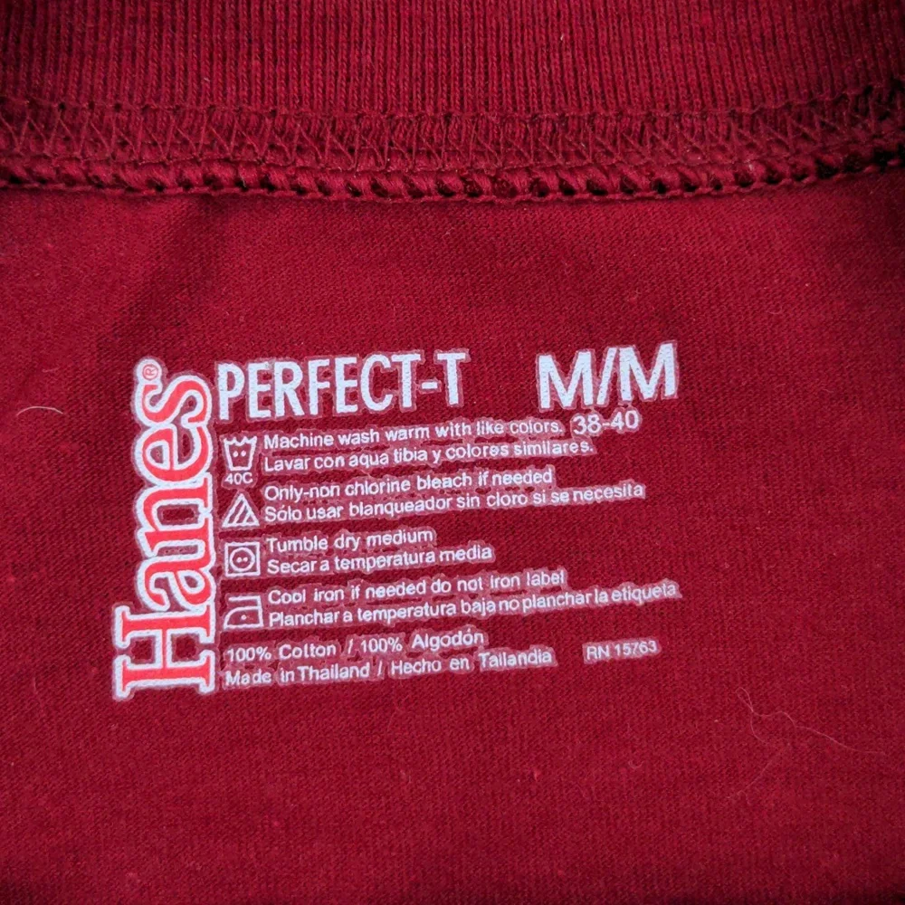 bundle of 2 brick red medium short sleeve T-shirts - Picture 3 of 4